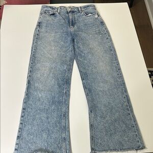 PAIGE Light Blue Flare Jeans